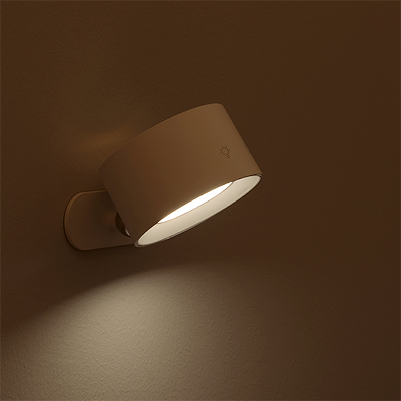 Sunset Night Light LED Desk Lamp Rechargeable Wireless Charging Study Office Table 3-Color Dimmable Cordless Reading Modern Lamp