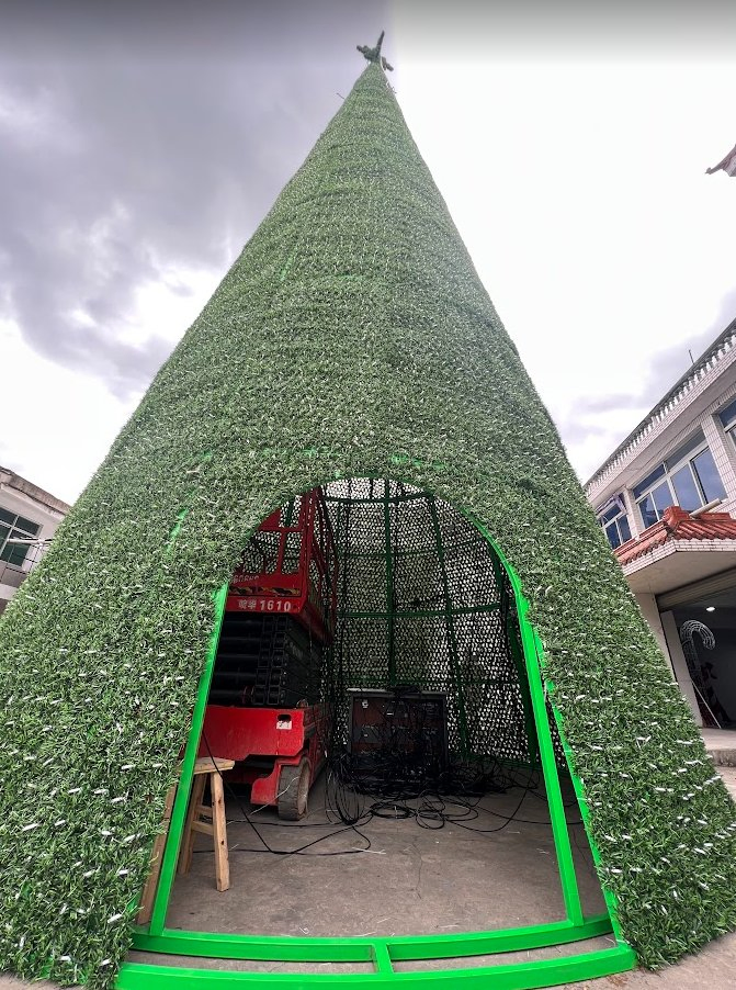 Anpu Decor Commercial PVC Artificial LED 20FT 30FT 40FT 50FT Giant Outdoor Everest Lighting Christmas Tree (Xmas)