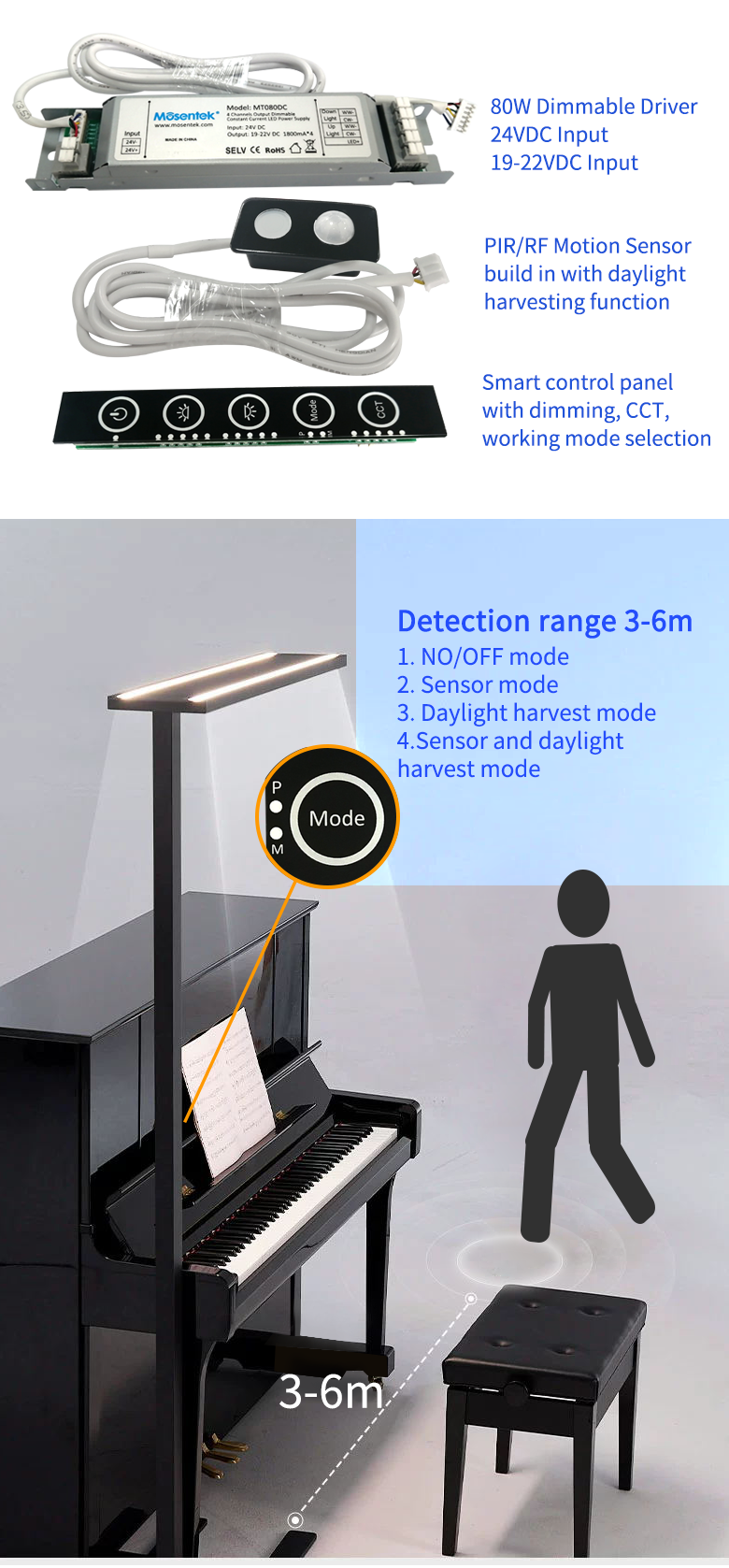 LED Floor Lamp Smart Controller