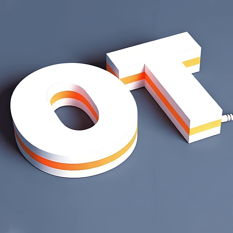 Custom 3D RGB Led Sign Letters Store Business Led Sign With Light Shop Logo Outdoor Signs For Business Color Led Channel Letter