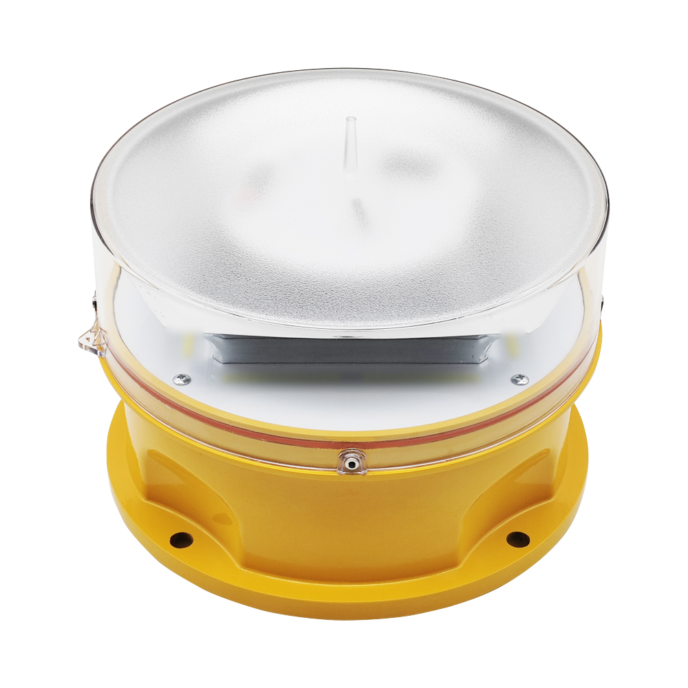 Aviation Obstruction Light For ICAO Medium Intensity LED Aircraft Warning Lighting In Tower Building
