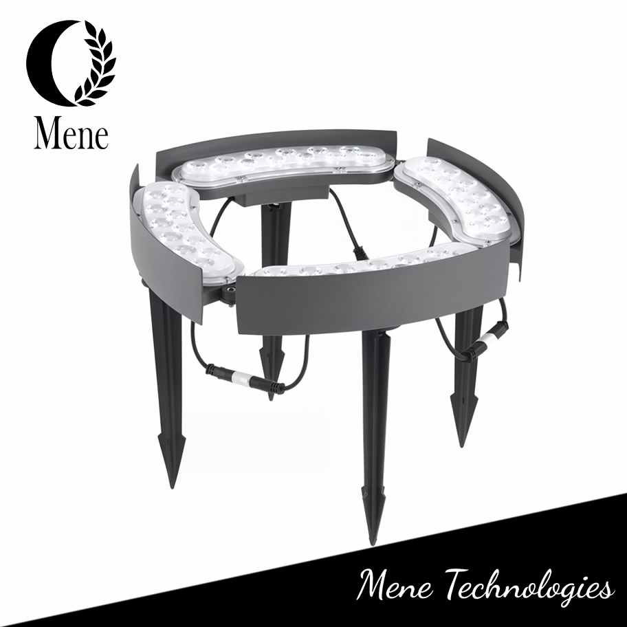 Tree Lighting LED Decorative IP65 Die-Cast Aluminum 12W CE RoHS Clamp-on Circular Luminaire for Commercial Street
