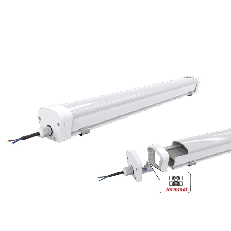 IP65 White CE&CB Projector Surfaced Mounted Industrial Facilities Tri-Proof LED Light