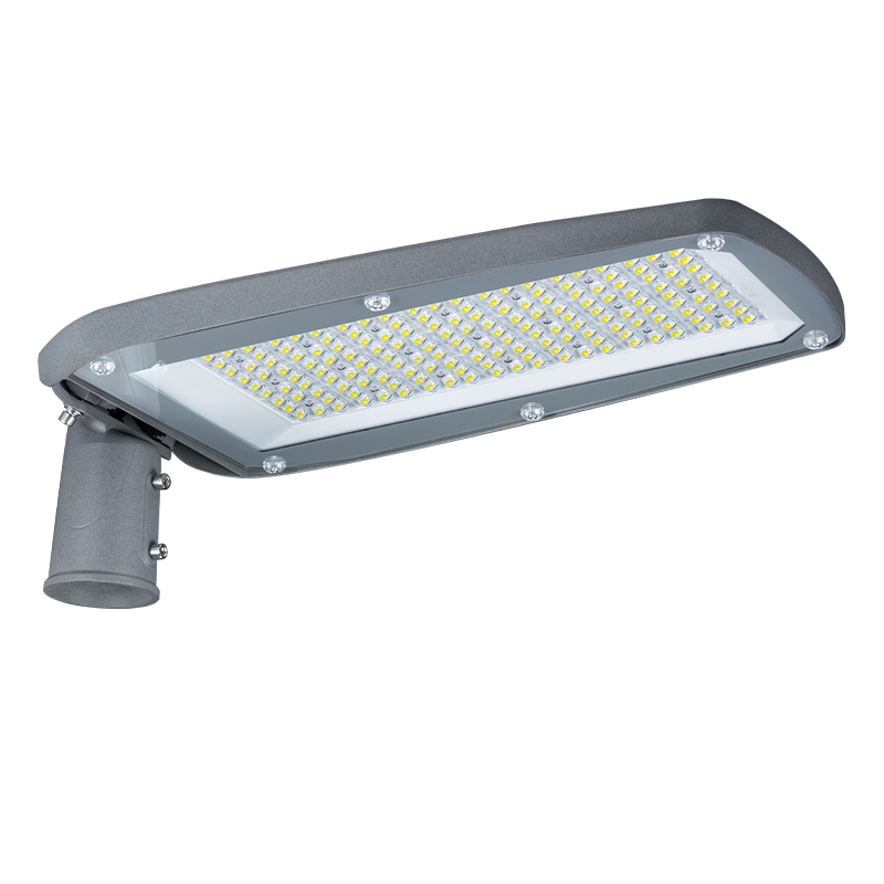 200W IP65 AC Intelligent LED Street Light Aluminum Alloy UV Light Sensing 4-Stage Timing for Urban/Residential/Commercial Areas