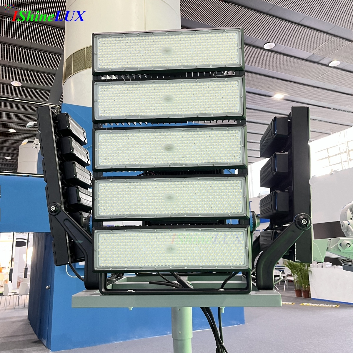 LED Flood Light 600W 1000W 1200W 1500W 150lm/W IP66 High Mast Stadium Sports Field Lighting