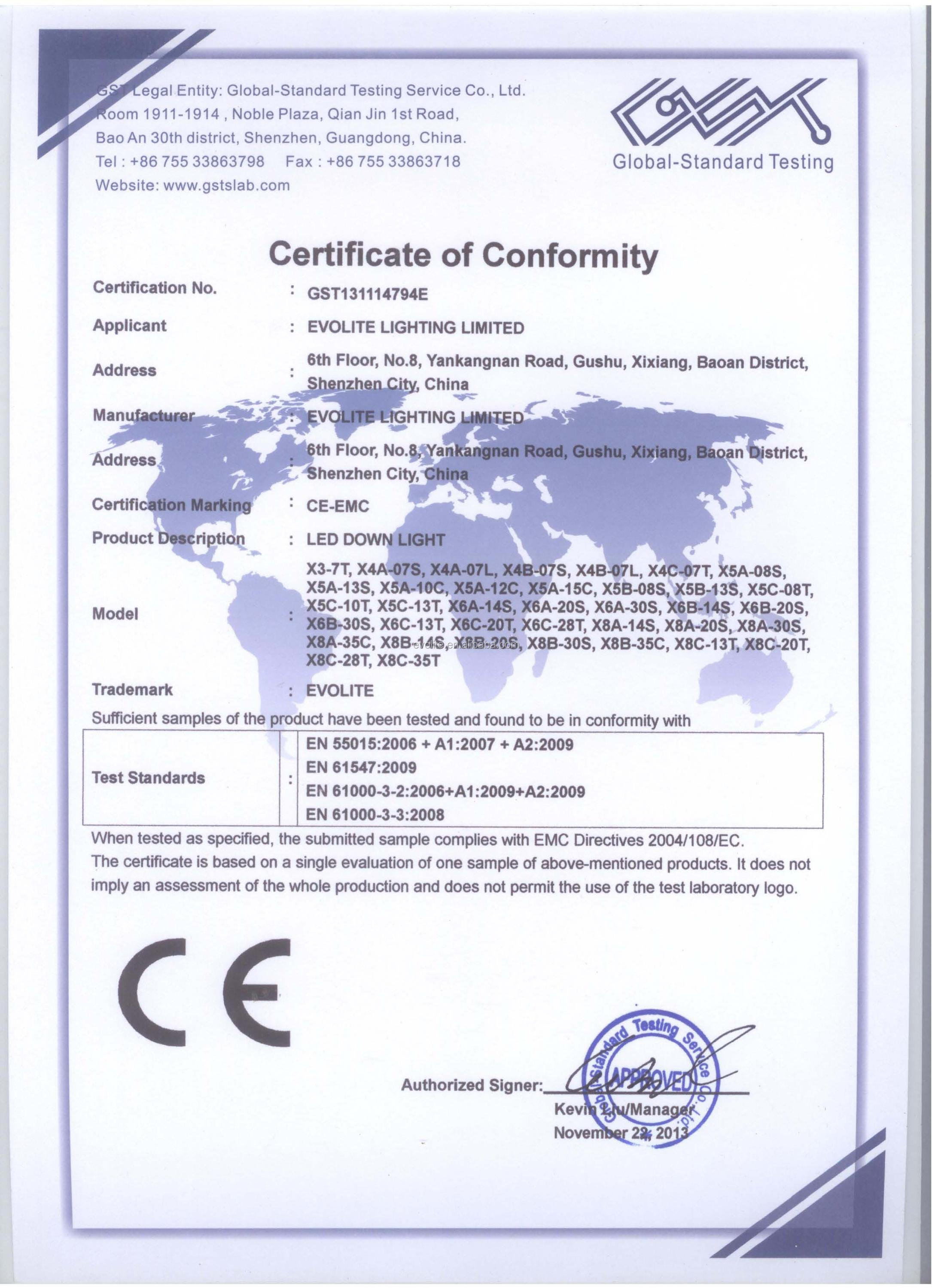 Certification Showcase A
