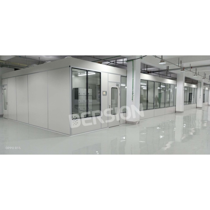 ISO8 Cleanroom Modular System with Energy-Efficient LED Lighting