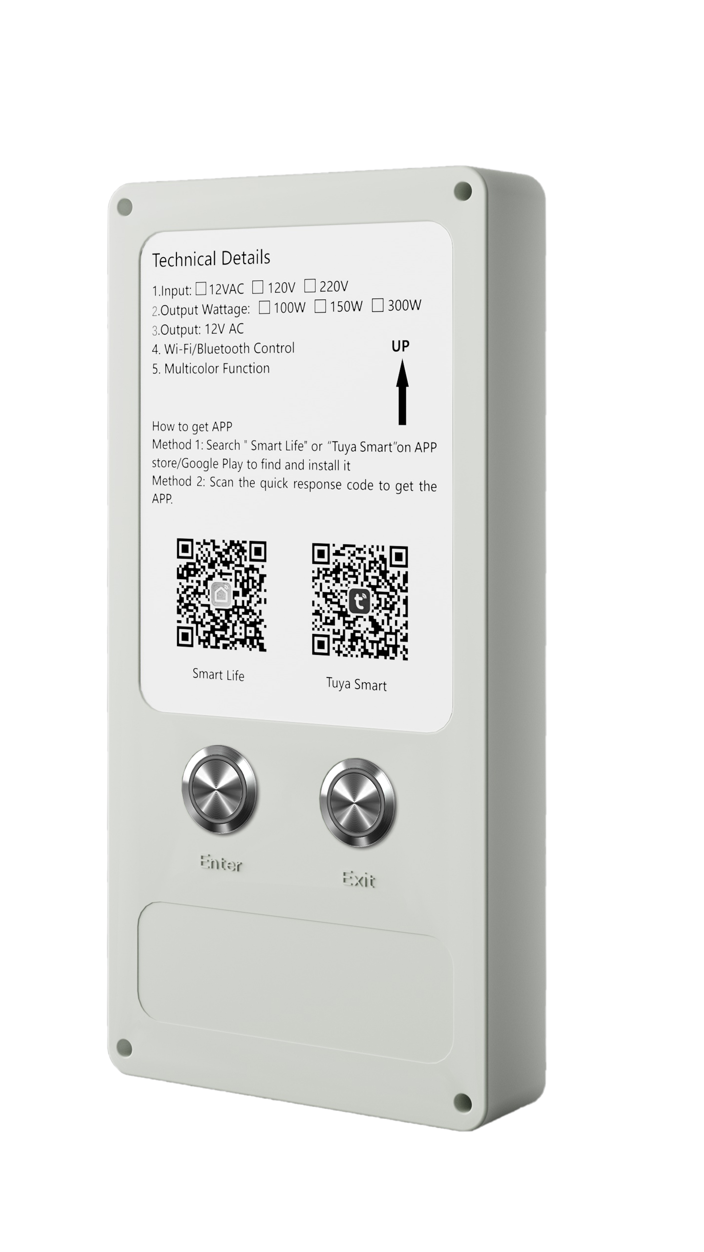 Refined 12VAC 120VAC 220VAC LED Pool Light Tuya Smart Life Mobile Phone APP WiFi Control Box System for Pool Light Controlling