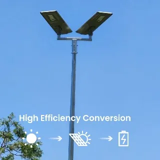 Smart Solar Street Lighting with High Luminous Flux and Remote Access