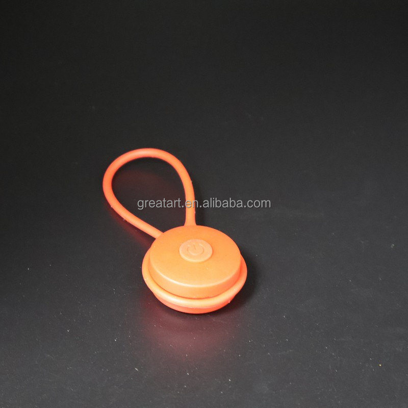 Outdoor LED Backpack Light Silicone Safety Warning Lamp For Night Running Cycling