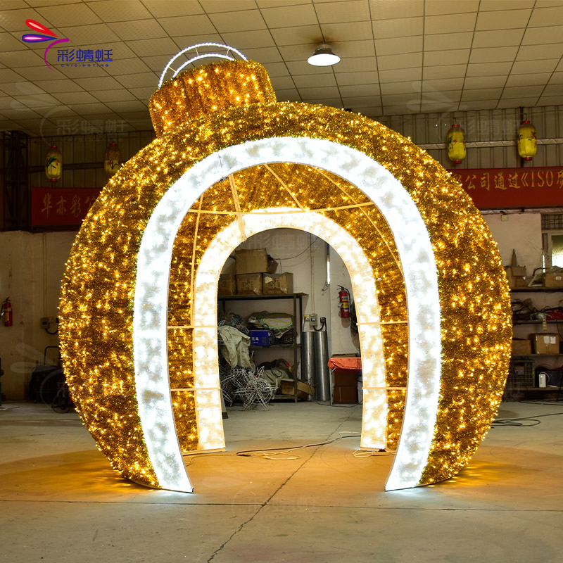 Christmas Outdoor Commercial Event Lighting Customization