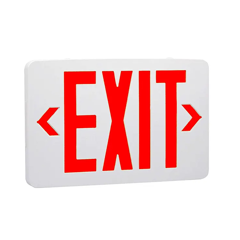 High Performance Exit Sign Light Emergency Lighting Solution Multiple Mounting Options