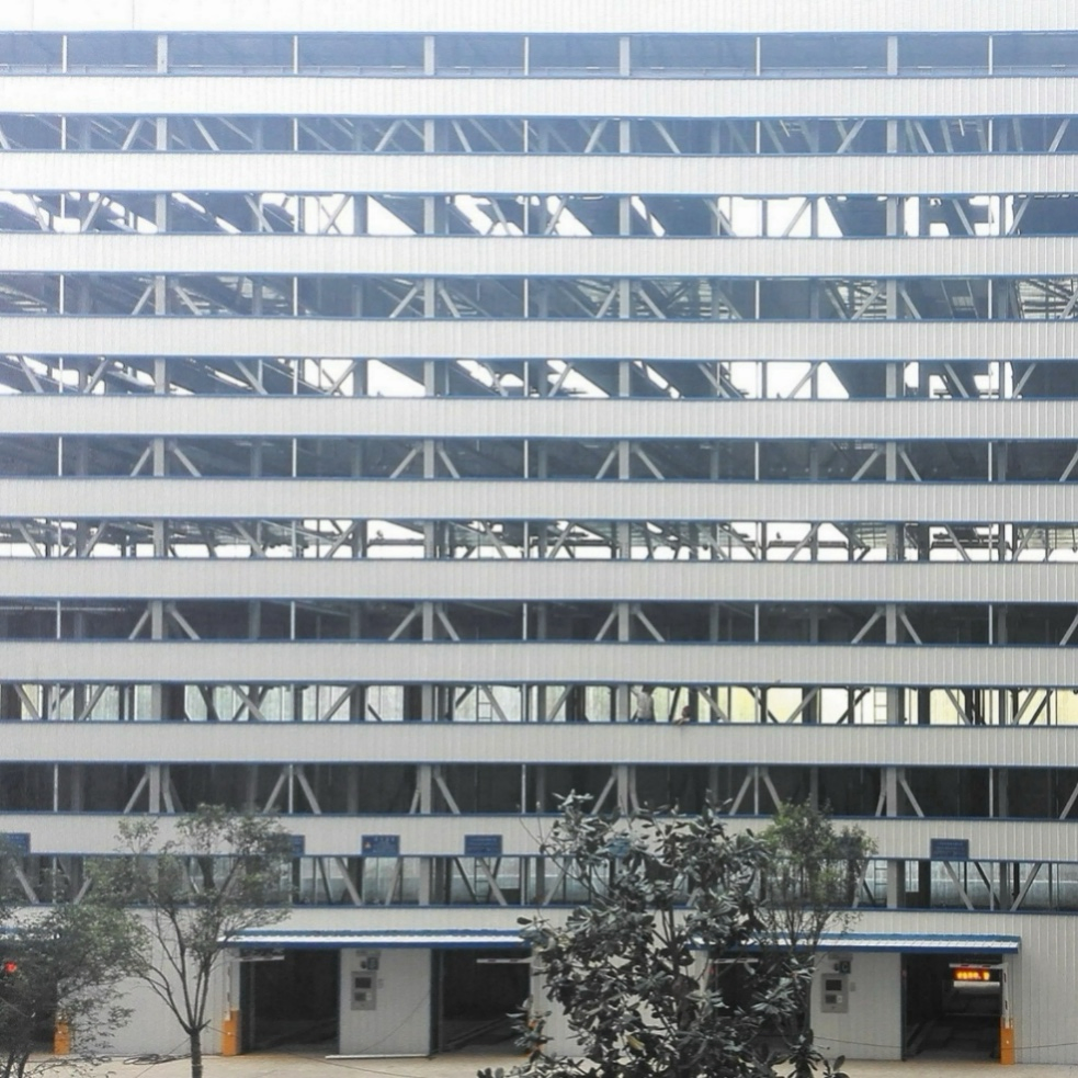 Energy Efficient Circular Vertical Lift Parking System with LED Lighting for 24/7 Operation