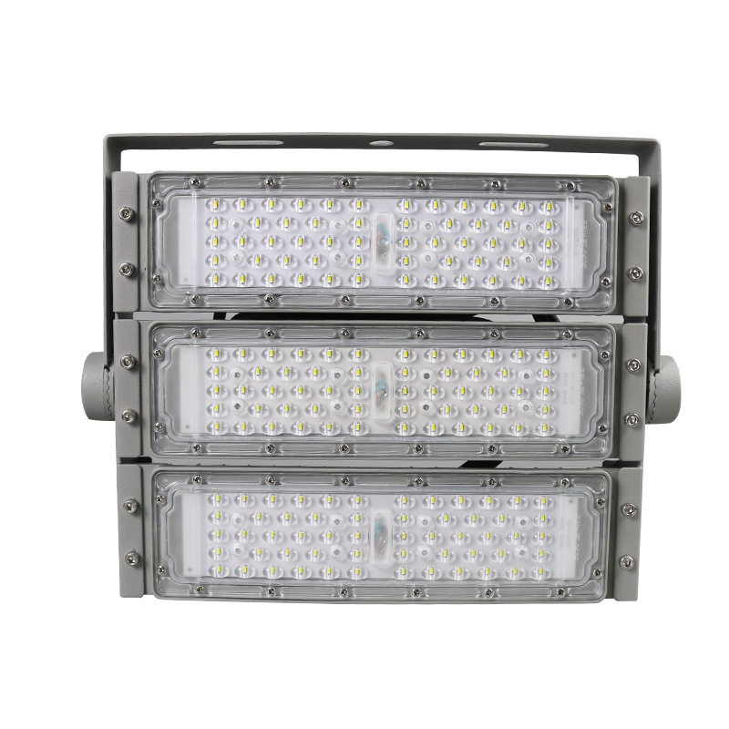 Modular LED Flood Light High Lumen Outdoor Stadium Lighting Adjustable Module LED Floodlight for Sport Court Parking Lot