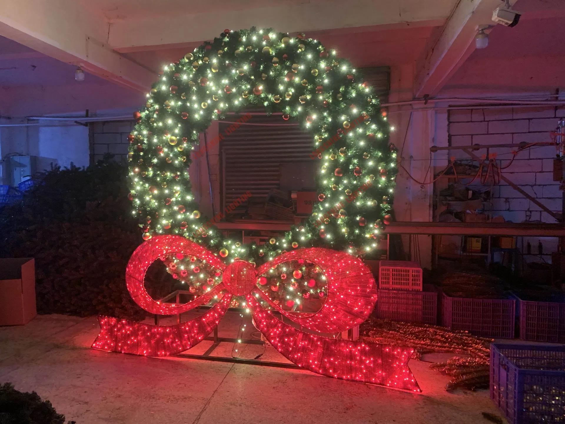 Commercial Grade Outdoor LED String Lighting for Christmas Street Event Decoration