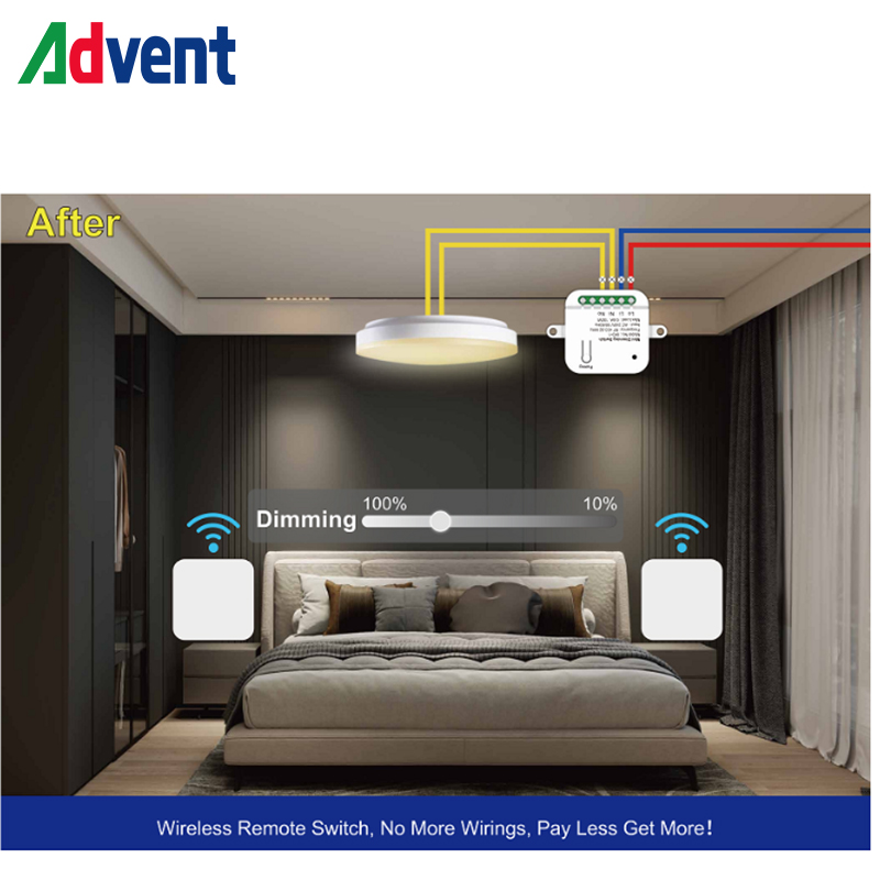 OEM Smart Remote Light Switch Solutions Energy-Efficient Wireless Wall Switch Technologies for Large-scale Engineering Projects