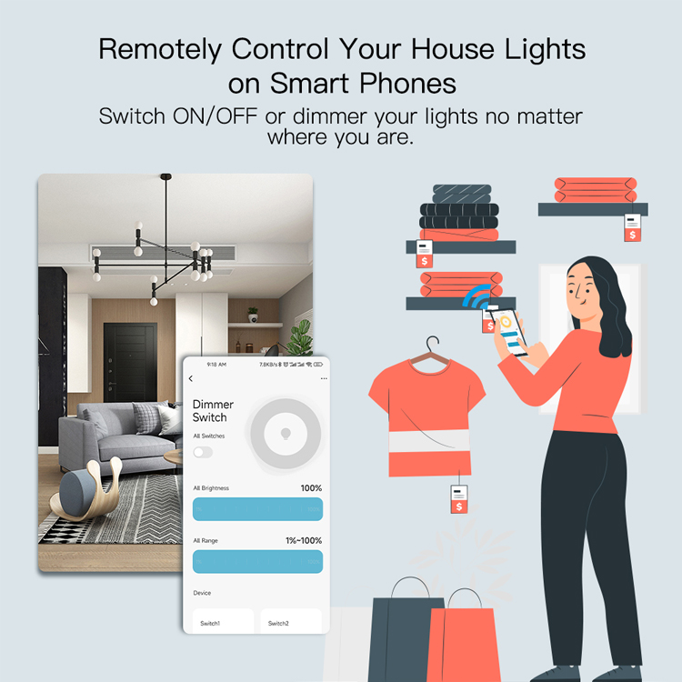 Smart Switch Touch Control Interface