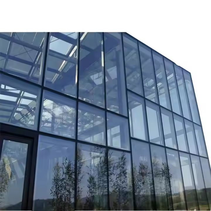 Architecture Quality Window Wall Panels Fireproofing Triple Glazing Curtain Wall System