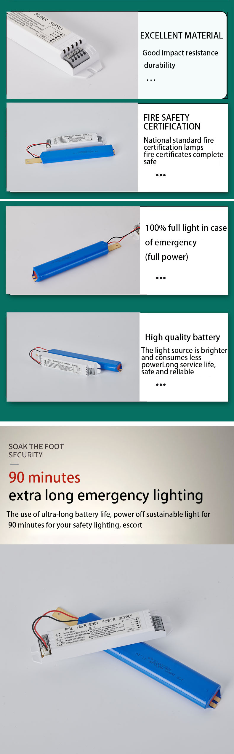 LED Light Features