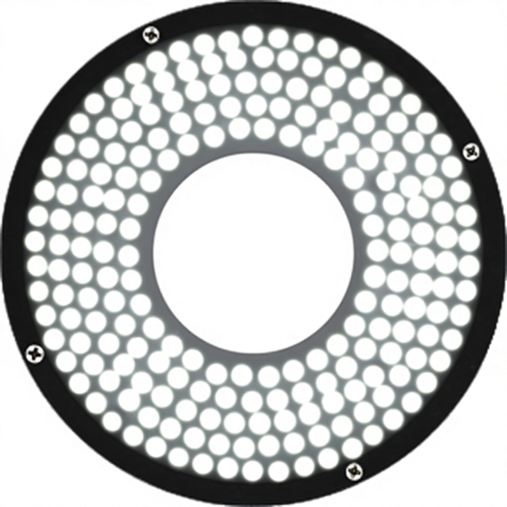 30 Ring LED Light Source Model R-HXGY for Industrial Visual Inspection 90mm Special Visual Ring Light for Office Application