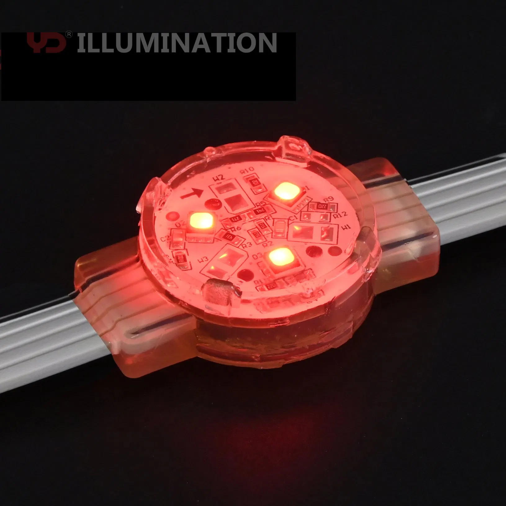Yd Anti-UV RGBW LED Pixel 50mm Commercial Building Outdoor Lighting