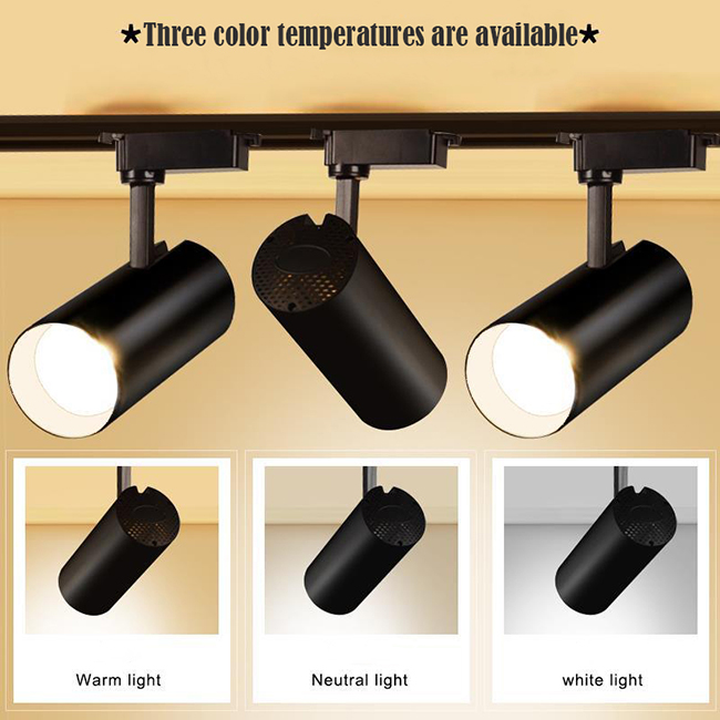 Commercial Track Light Cob 20W 30W Spot Lights Led Linear Track Spotlight System