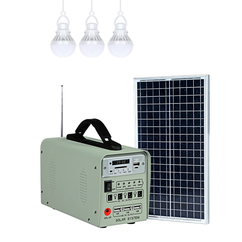 Efficient 30W Portable Solar Lighting System for Outdoor Adventures