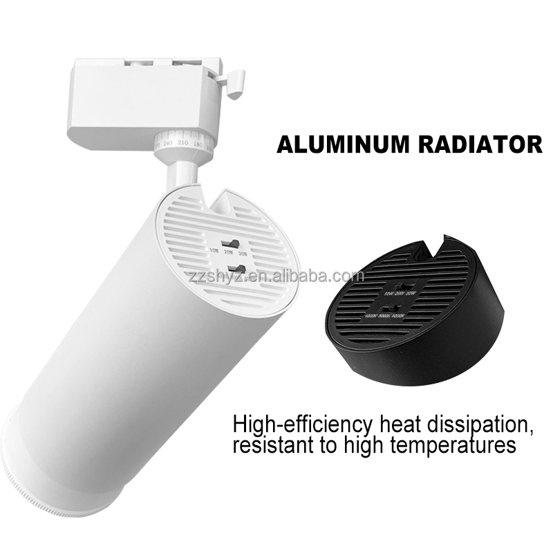 Suez White LED Aluminum+PC Track Lighting Kit Dimmable &amp; High CRI 90 Wide Application for Hotels and Restaurants