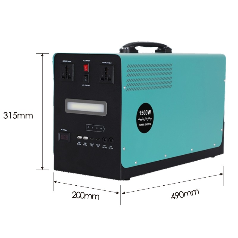 Efficient Power System with 2PCS USB Output for Home Lighting