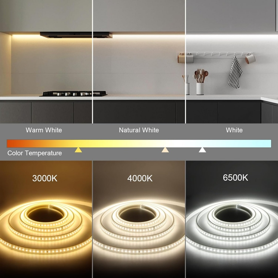 240V 120d 2835 Red Waterproof Strip 50m Roll for Outdoor Commercial Facade LED Lighting