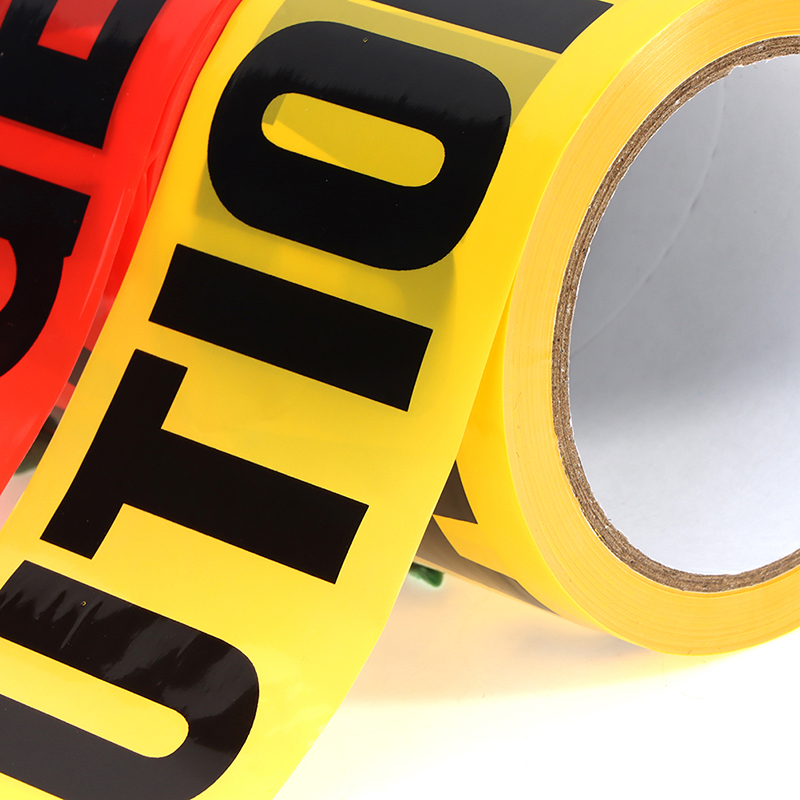 EONBON Customized Premium Yellow Barrier Caution Tape 3 Inch X 1000 Feet, Electrical Warning Yellow Caution PE Warning Tape