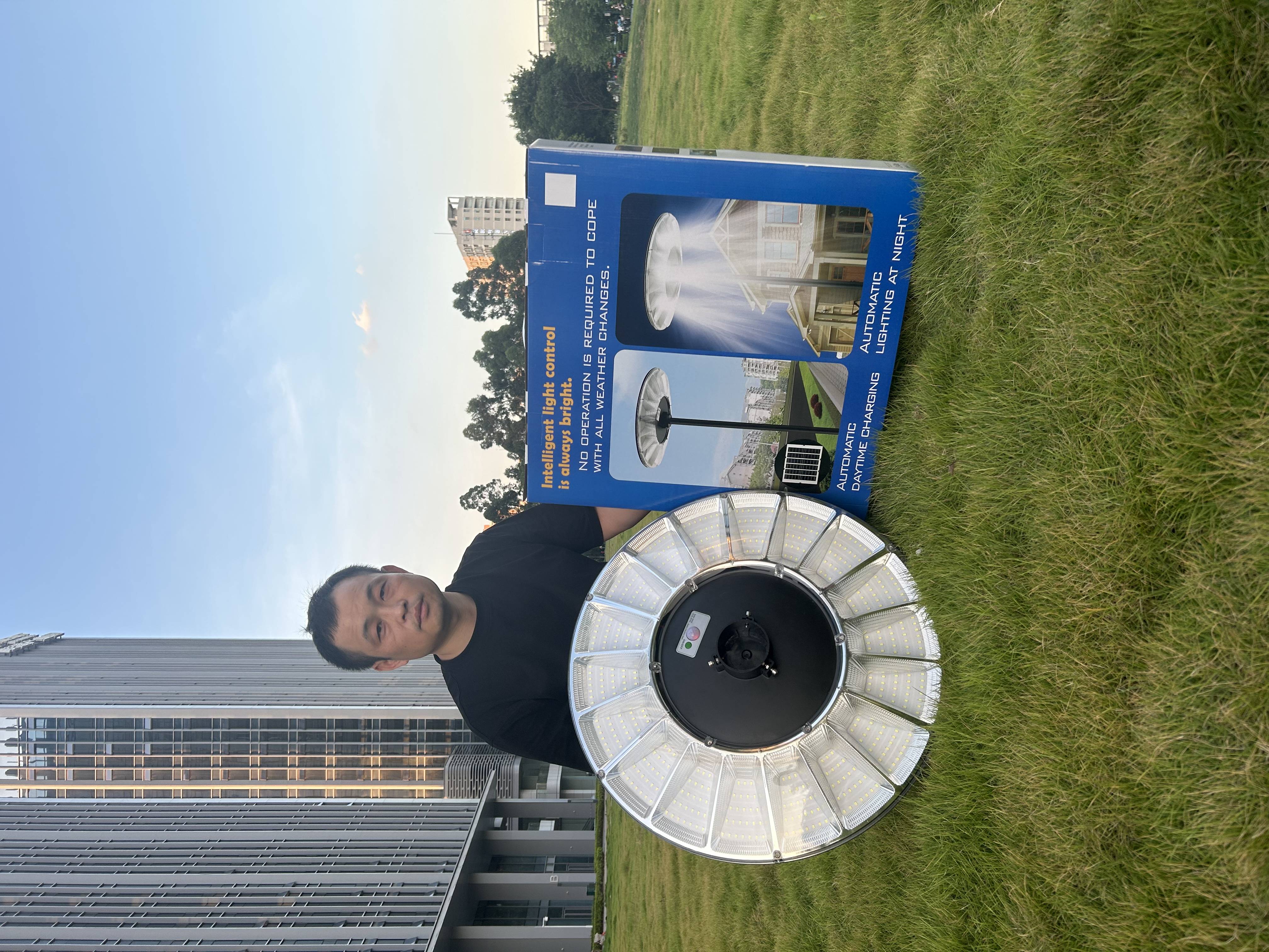 Solar Garden UFO light features