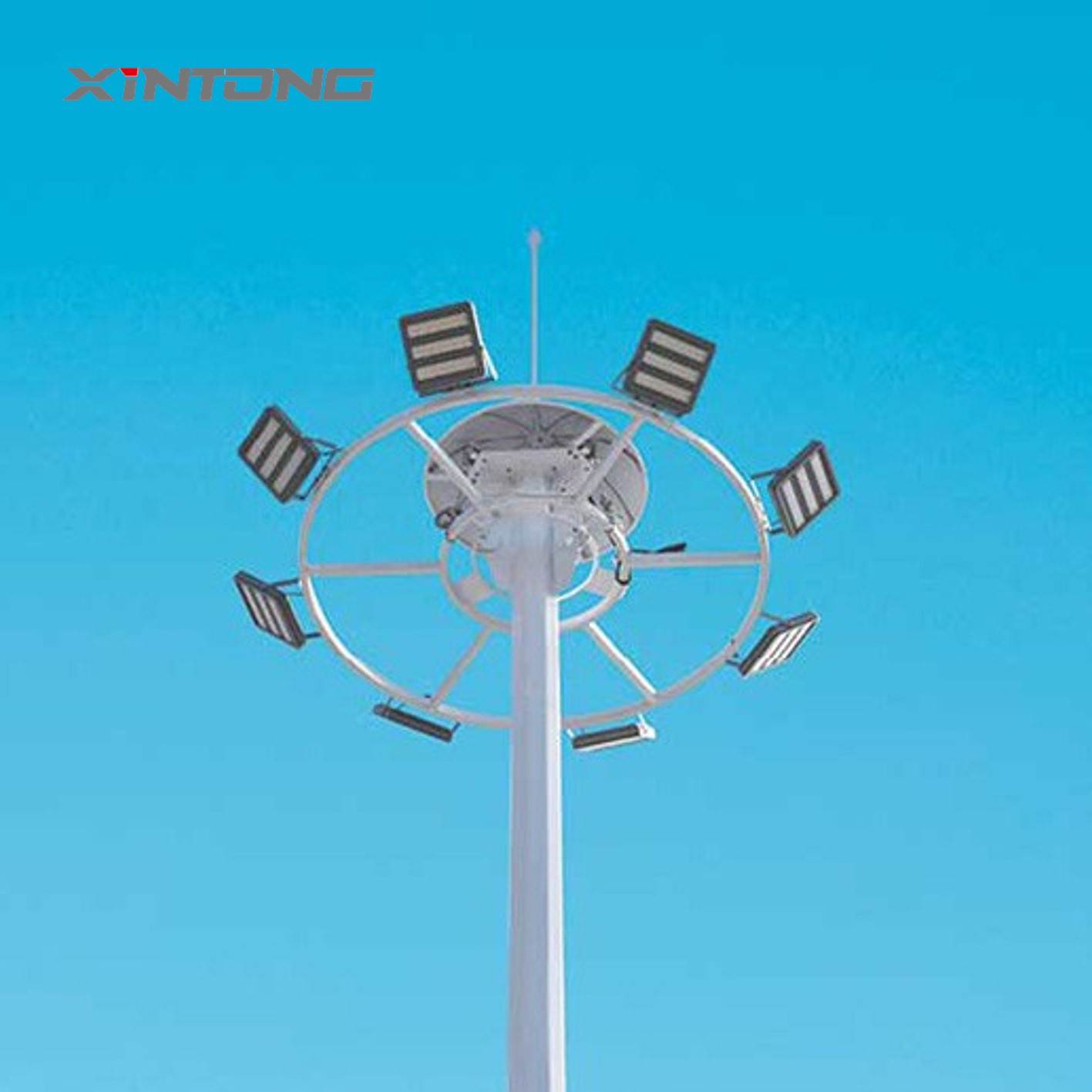 XINTONG High Mast Outdoor Tunnel Commercial Lighting LED High Mast Light for Football Field Stadium