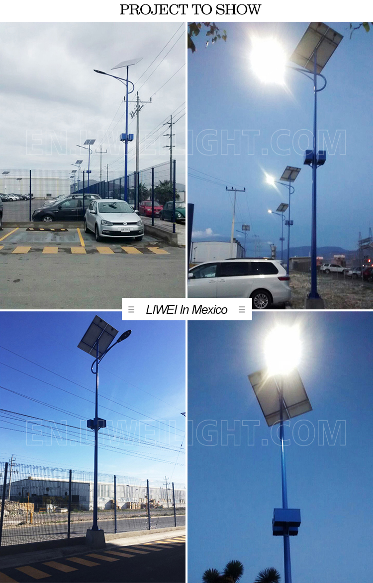 100W 200W 300W Split Solar Powered System Outdoor Remote Control Project Road IP65 Streetlight Solar Led Street Light