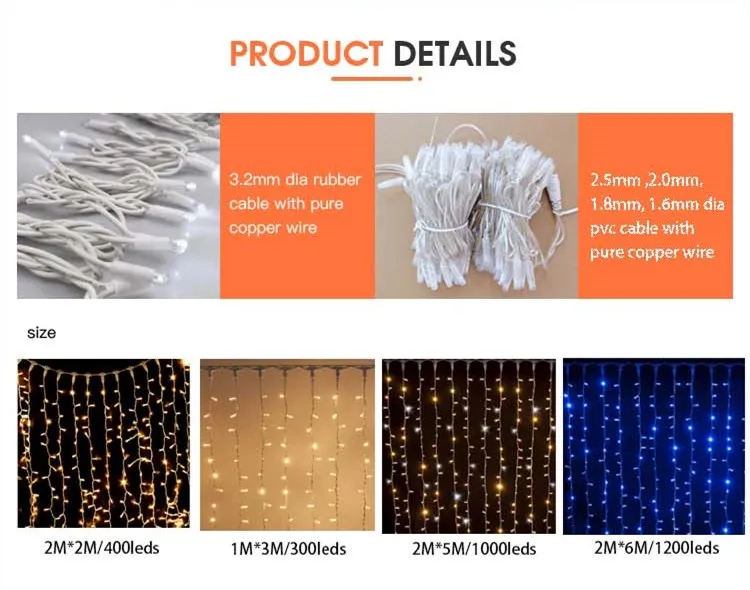 LED Curtain Light Detail