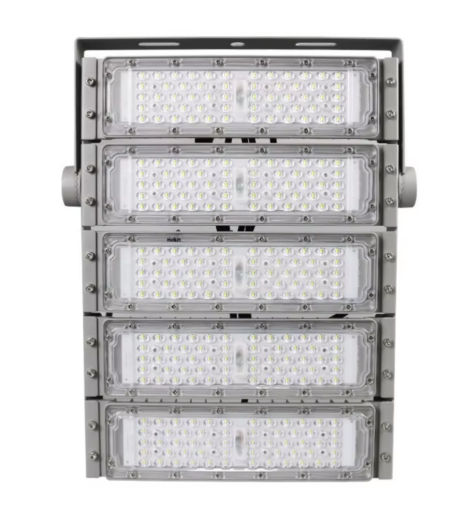 Modular LED Flood Light High Lumen Outdoor Stadium Lighting Adjustable Module LED Floodlight for Sport Court Parking Lot