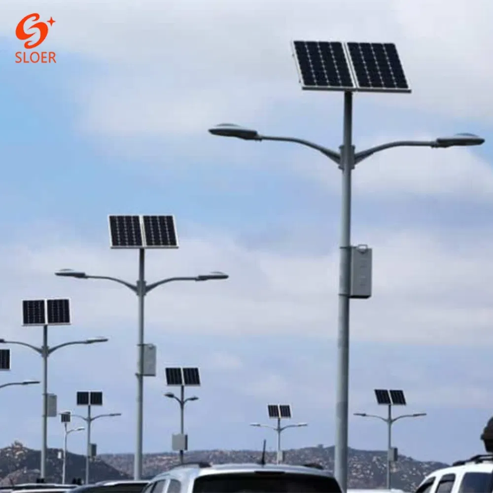 Sloer Commercial Grade Solar Street Light for Highway Road Area Lighting