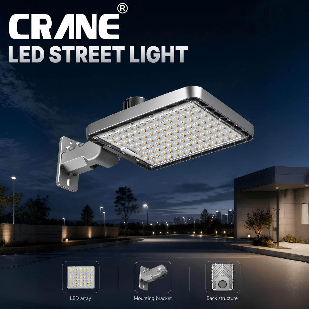 Smart Motion Sensor Solar Street Light Hybrid AC Stadium Street Area Lighting Waterproof Fixture