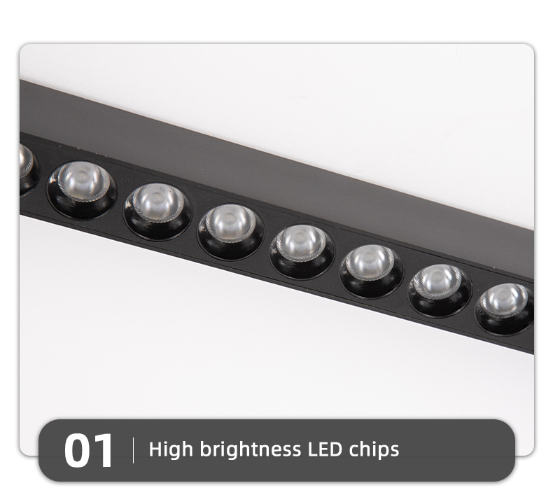 Whole-House Smart 48V LED Magnetic Track Lights System