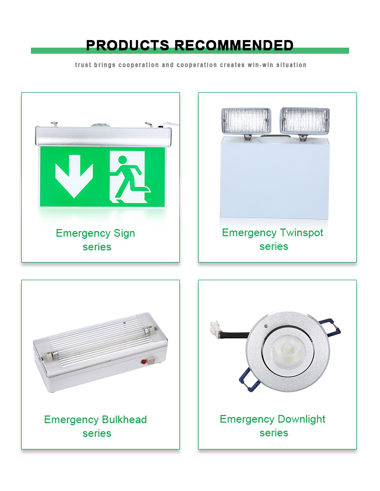 Recommended Products - High Quality Emergency Light Professional Class 1 Protection Emergency Bulkhead Led Emergency Exit Light