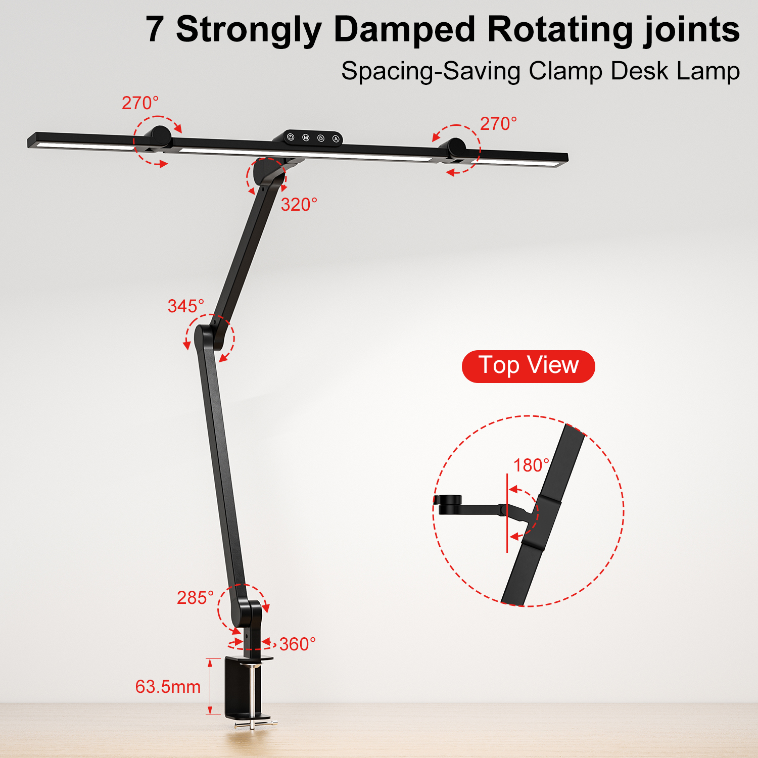 Design Creativity Indoor Bedroom Bedside Computer Office Work Reading Study Learning Touch Desk Lighting Led Table Lamp