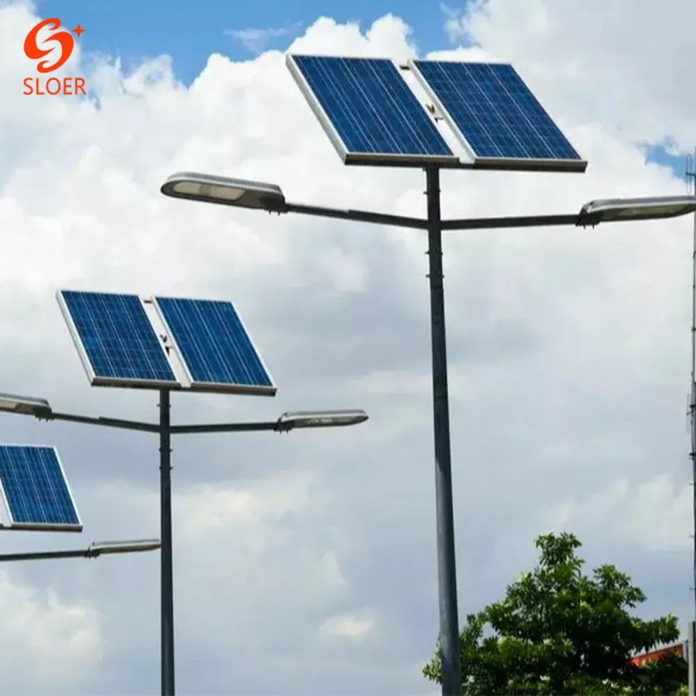 Sloer Commercial Grade Solar Street Light for Highway Road Area Lighting