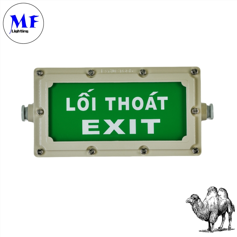 Factory Price 4W IP65 Explosion-Proof Emergency Exit Light for Industrial Zones Mining Areas Chemical Plants Oil and Gas Facilities Hospital Ocean Platform