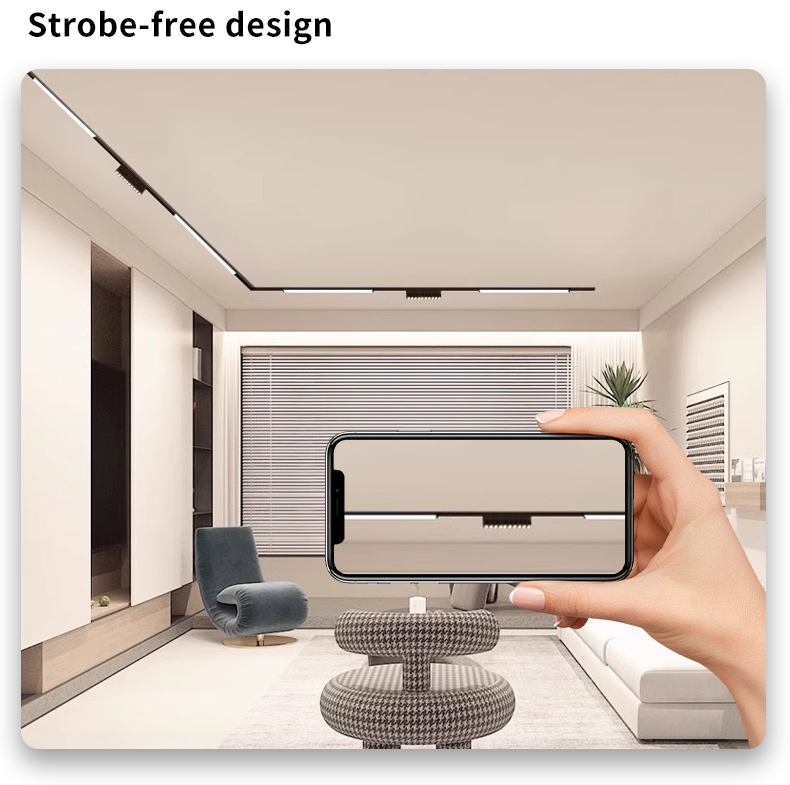 Whole-House Smart 48V LED Magnetic Track Lights System