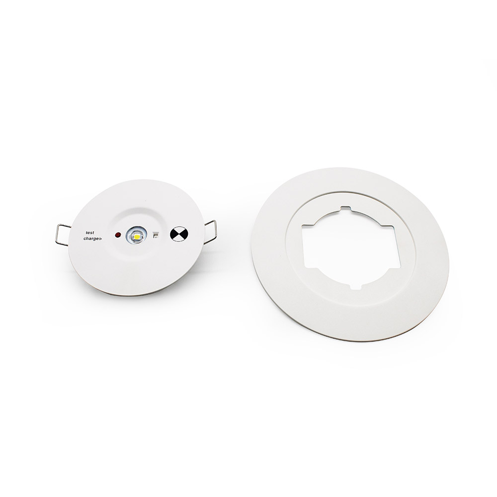 Reliable Emergency Lighting - Non-Maintained, Recessed Design, 220V, IP20, Aluminium Frame, Indoor Safety Solution