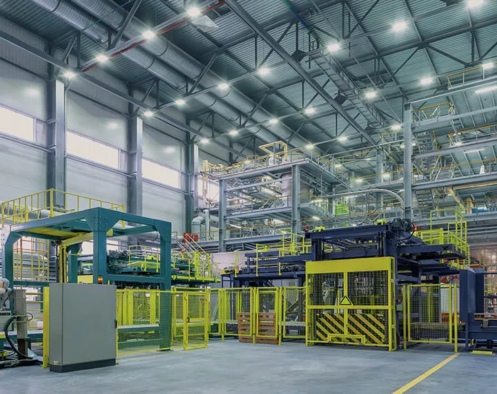 IP65 White CE&CB Projector Surfaced Mounted Industrial Facilities Tri-Proof LED Light