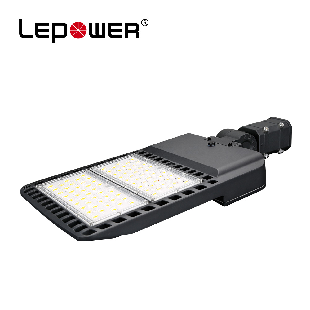 Various Bracket Design Area Lighting Shoebox Luminaria LED Parking Area Light 160lm/w IP66 LED Urban Light with Multi Bracket