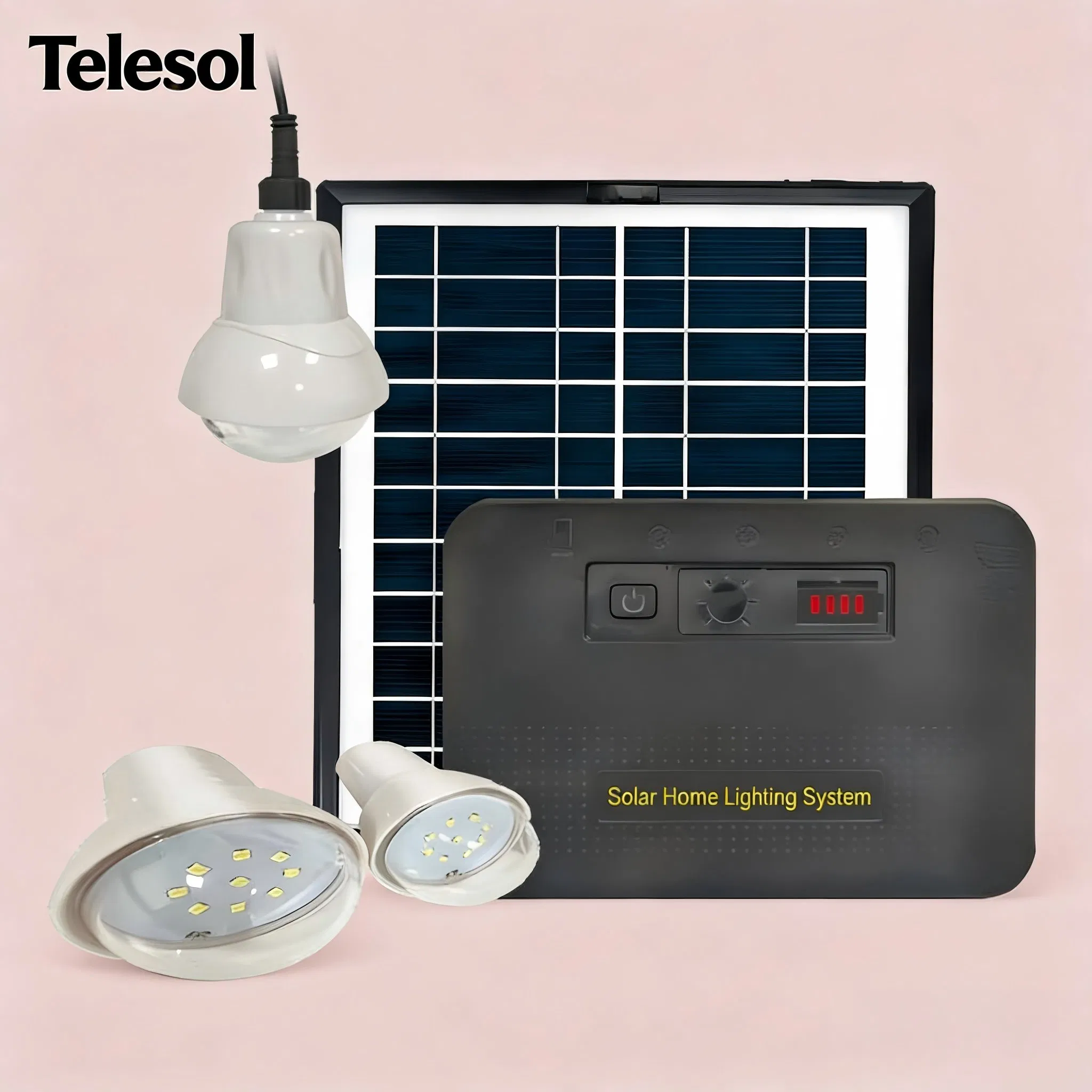 Efficient Solar Home System Solar Energy Kit 3LED Lights
