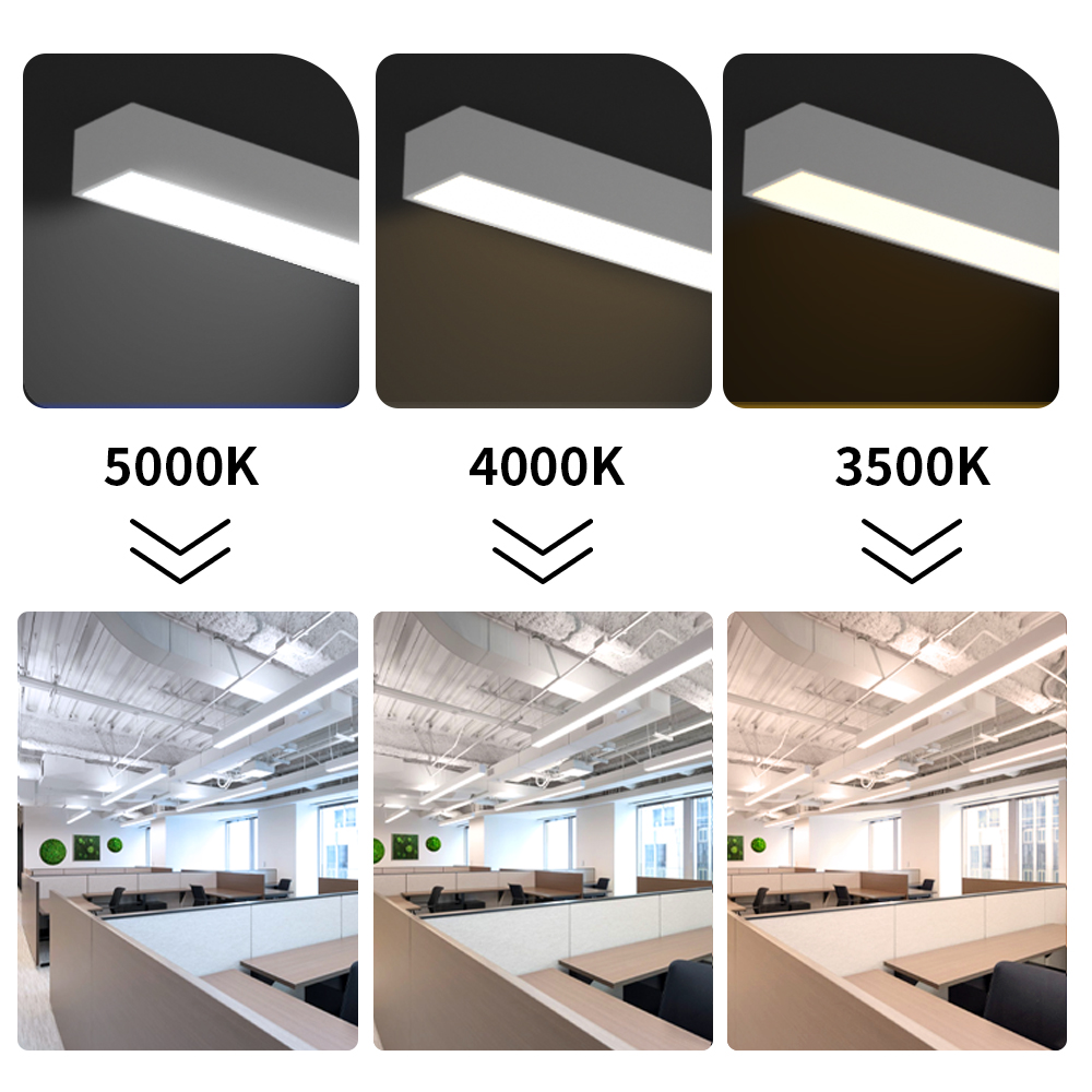 Brandon Customized Linear Light Aluminium Led Profile Lights Modern Chandelier Commercial Lighting Fixture 100-277V for Hotel