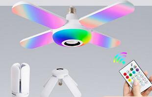 Fan Shape Bluetooth Smart Music lights